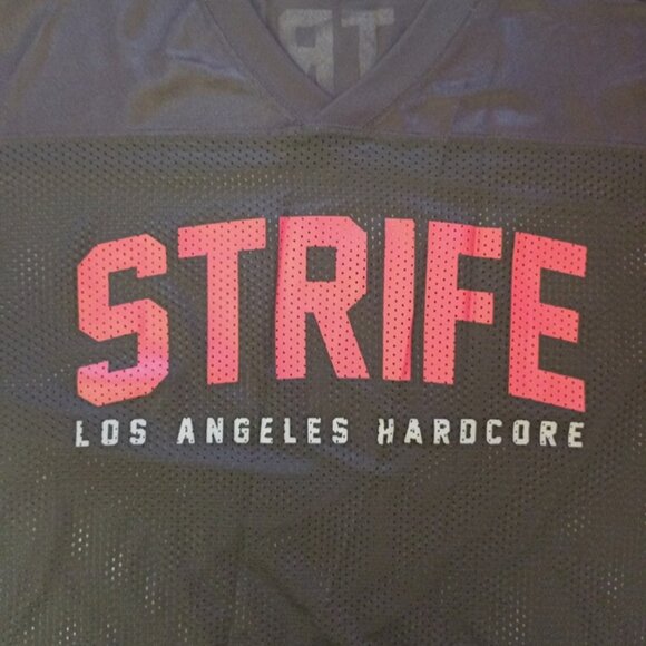 Strife Football Jersey Adult Large Perfect condition SUPER RARE hardcore metal